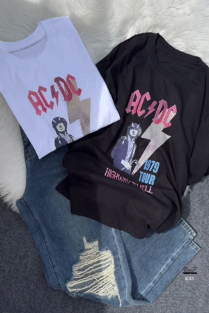 Unisex Graphic “AC/DC Highway to Hell Tour 1979” T-Shirt