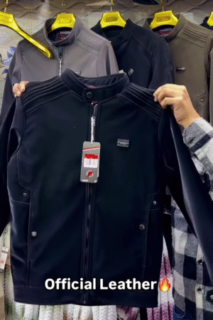 Moto-Stitch Leather Jacket – Sleek, Durable, and Always In-Style 🧥