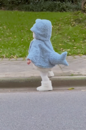 Fluffy Animal-Themed Kids' Costumes 🐰🦈🦕 – Bunny, Shark & Dino Variants