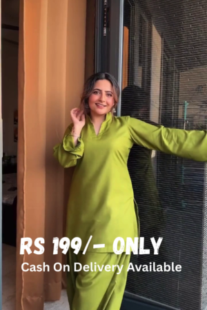 Elegant Green Satin Kurta Set – Luxe Comfort & Grace