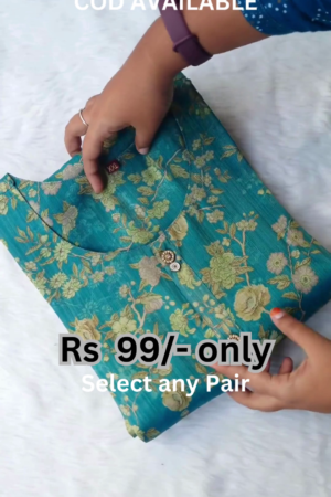 Burgundy Floral Silk Kurti | Diwali Series